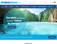 Tablet Screenshot of nanostone.com